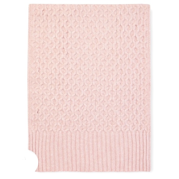 EXPRESS Dusty Mauve Honeycomb Knit Scarf NWT - Picture 1 of 7